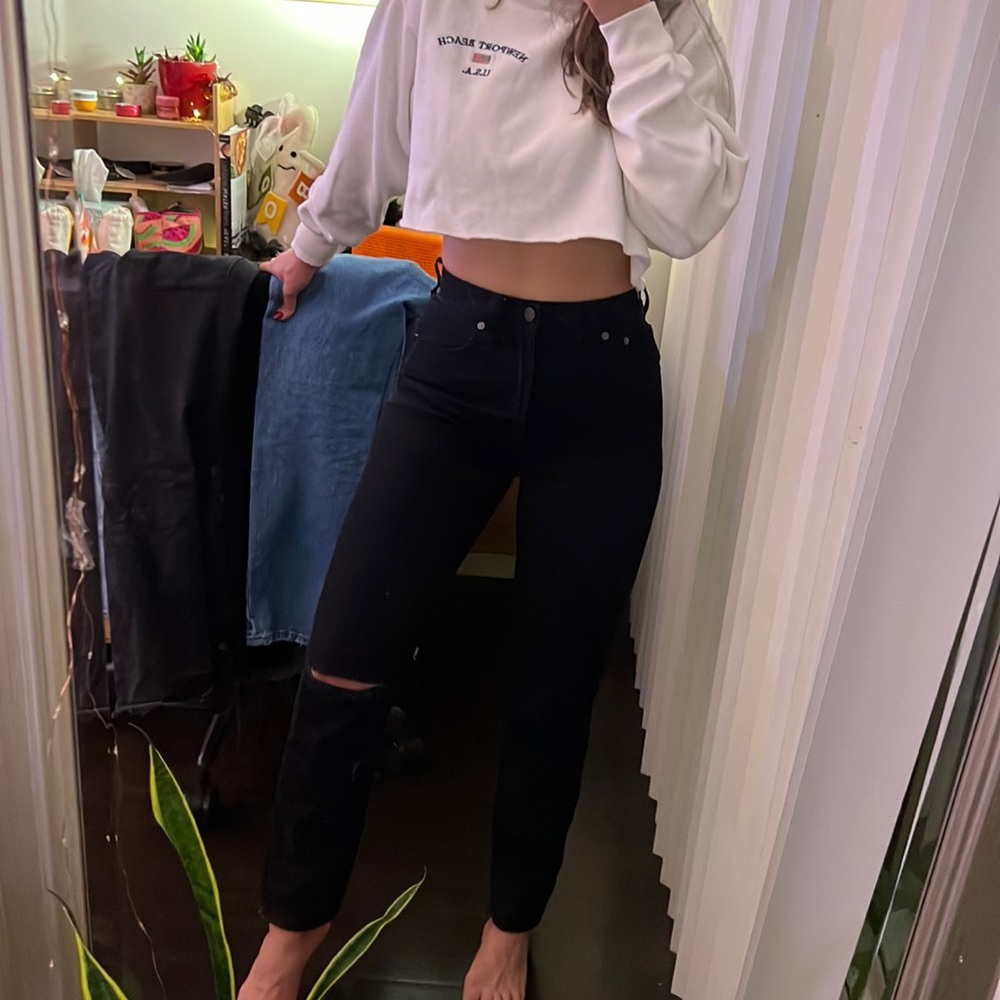 Black perfect vintage jeans